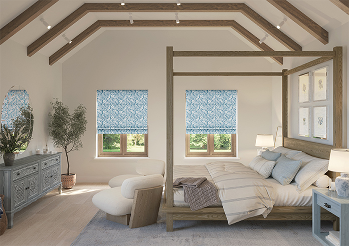 Cadogan, Blue Wedgewood - Twist&Fit Roman Blind - Image 8